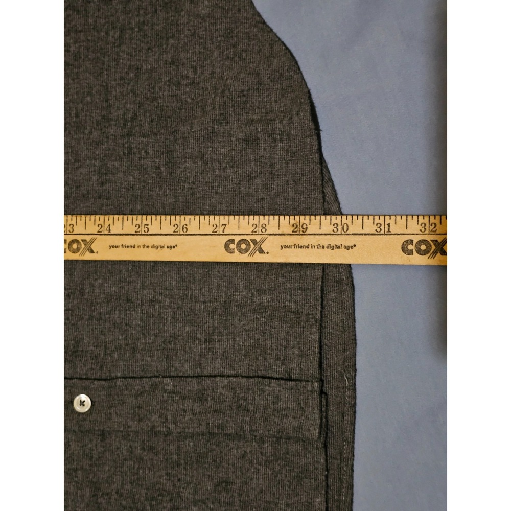 Hartford Alternative Classics Cotton Flannel Shirt Mens Gray LS Button Up XL - Picture 6 of 6